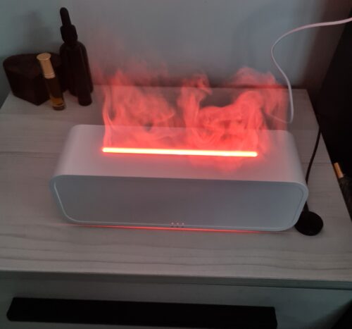 Flame Pick-Up - Difuzor pentru Aromaterapie cu Ultra-Sunete, Telecomanda si jocuri de lumini photo review