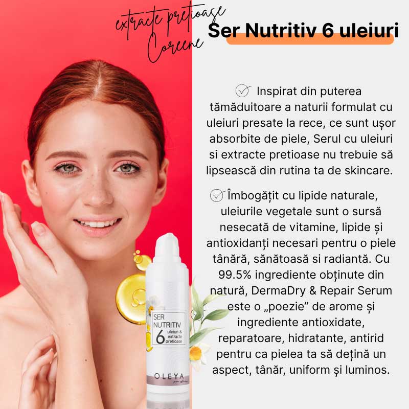 DermaDry & Repair - Ser Nutritiv 6 uleiuri si extracte pretioase Coreene - Image 2