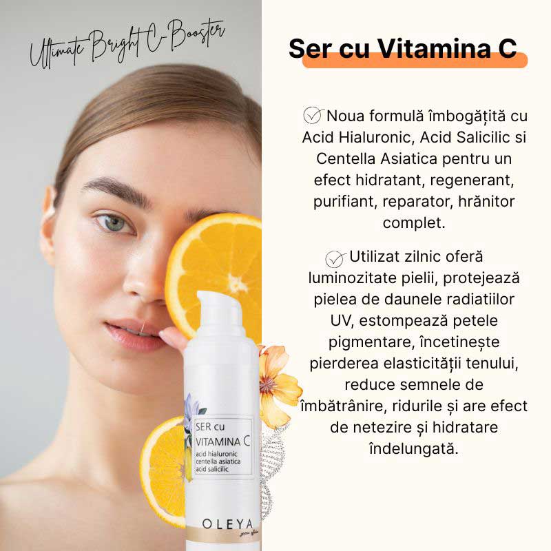 Ultimate Bright C-Booster - Ser cu Vitamina C, Acid Salicilic si Acid Hialuronic - Image 2