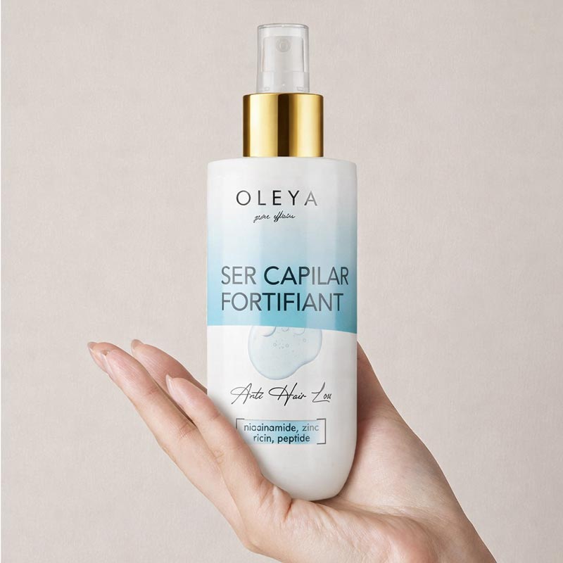 Anti Hair Loss - Ser capilar fortifiant cu niacinamide, zinc, ulei de ricin și peptide - imagine 2