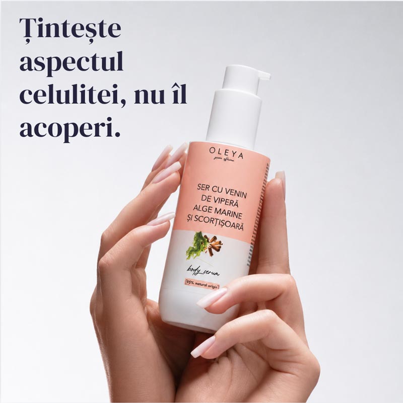 CelluControl Serum - Ser anticelulitic cu Venin de Vipera, Alge Marine si Scortisoara - imagine 5